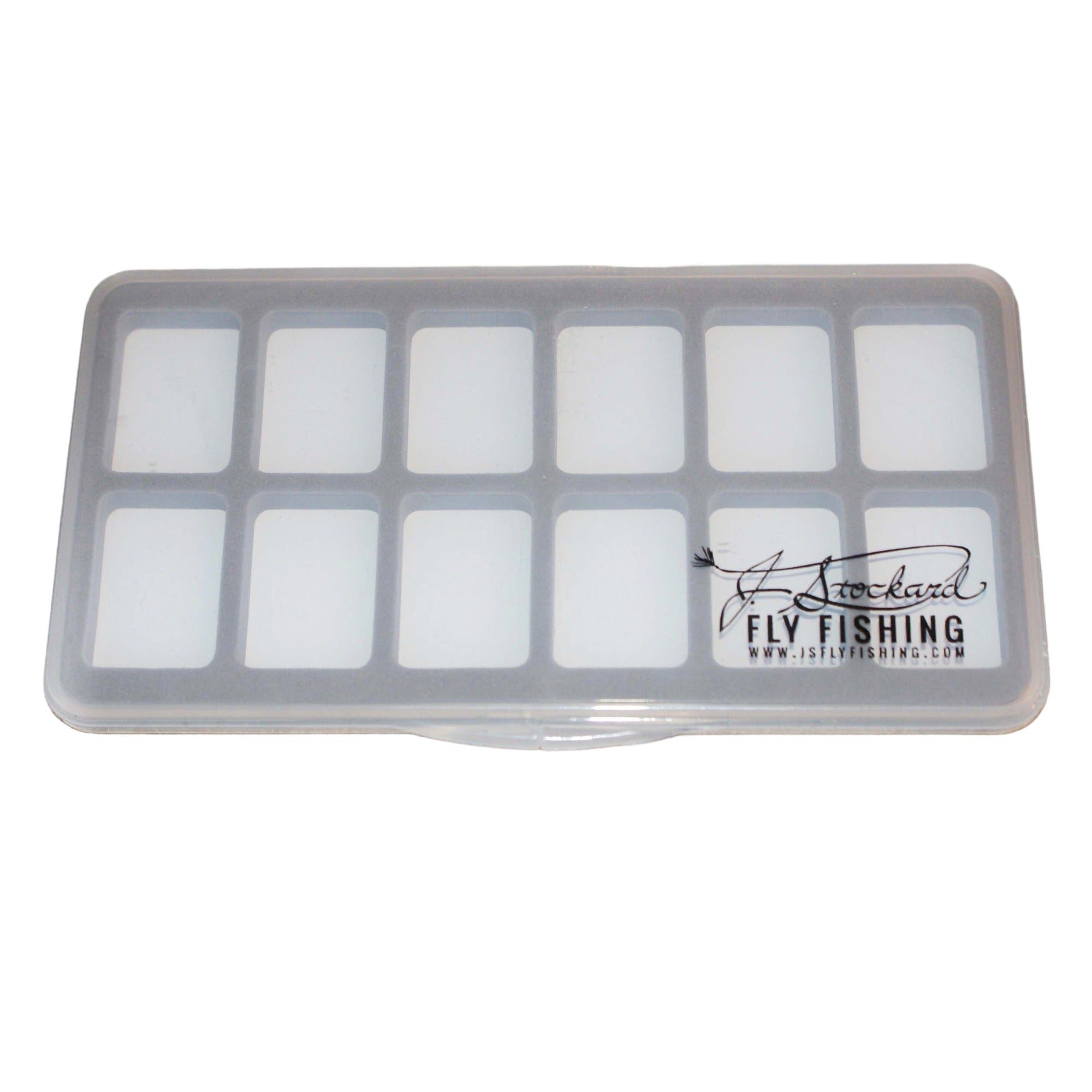 6 Compartment Clear Thin Magnetic Fly Box