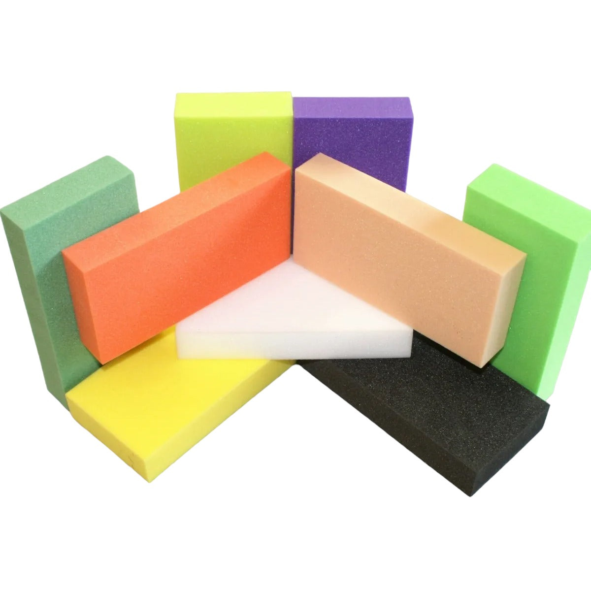 MT Products Hard Foam Blocks (6 Pack) | 4 x 4 x 4 Inch Non-Squishy Craft  Square Foam Cubes | Polystyrene Brick for Arts and Crafts - Made in the USA