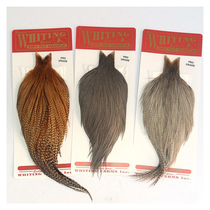 Whiting Pro Grade Cape White Dyed Brown
