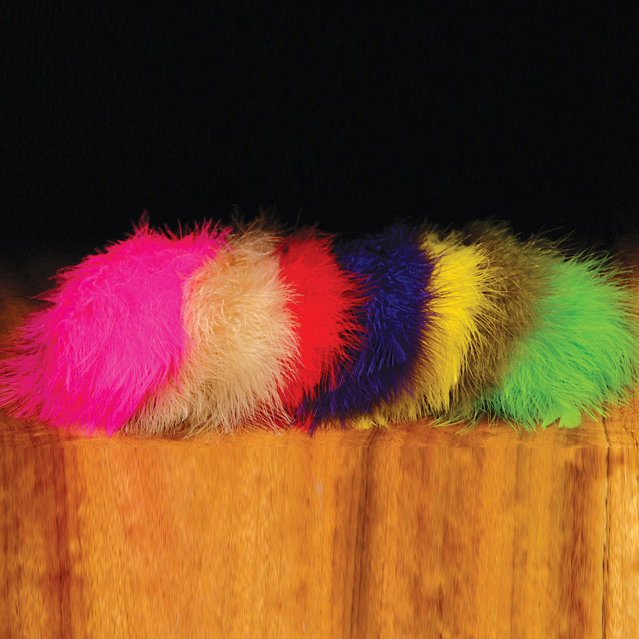 Creative Angler Strung Marabou Bird Feathers for Tying Fly Fishing Flies -  Fly Tying Accessories - Perfect Choice for Tail & Wings and Easy to Tie On