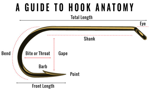 fly fishing hook anatomy