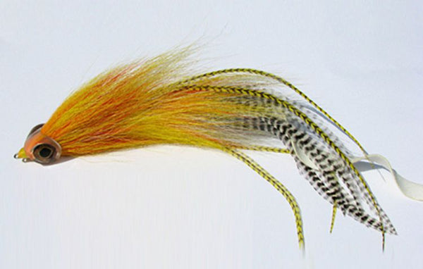 Fishing Teaser Flies Tackle Saltwater 3/8 6/0 Mustad Hook Silicone Ski