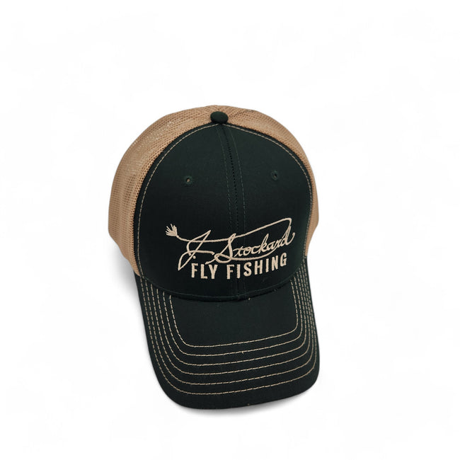 Signature Low Profile Trucker Hat - Green/Khaki