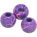 Crackle Slotted Tungsten Beads