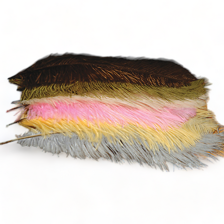 Ginger Dry Fly Saddle Hackle Extra Long Thin Fly Tying CRAFT HAIR FEATHERS  #4 – Trainer Support
