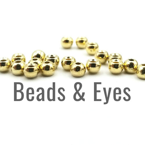 fly tying eyes, beads and cones