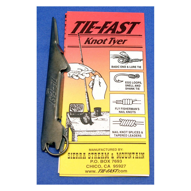 TIE-FAST Original Knot Tyer Fishing Line Tying Tool with Boomerang