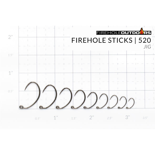 Firehole Sticks 570 Barbless Long 60 Degree Heavy Jig Hook