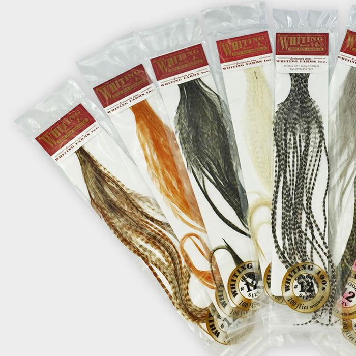 Whiting 100 Pack Saddle Hackle