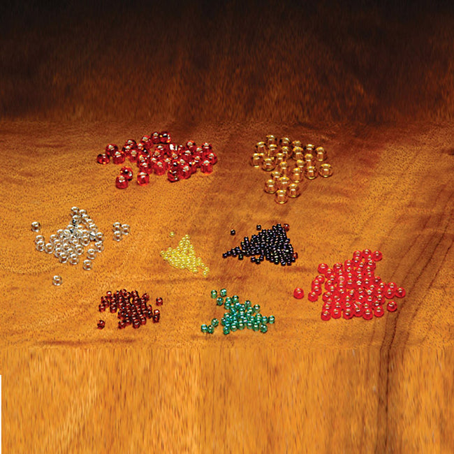 Hareline Tyers Glass Beads Crystal / Small